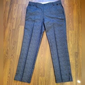 PUMA Men's Gray "It's Go Time" Golf Pants W38 L33 Performance Fit Activewear A42